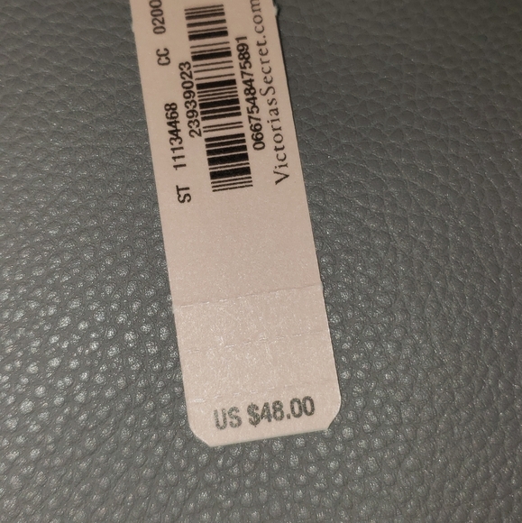 Victoria's Secret mini backpack/purse, Gray - Picture 4 of 9